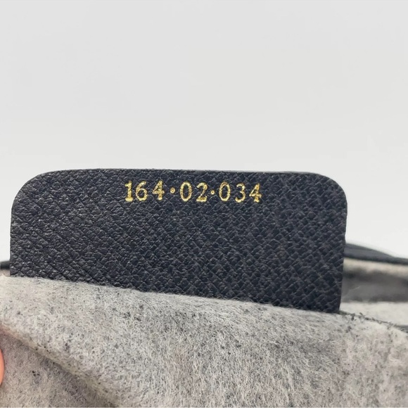 Auth WEEKEND DEAL GUCCI GG Sherry Line PVC Leather Black Drawstring Shoulder Bag - Picture 14 of 17